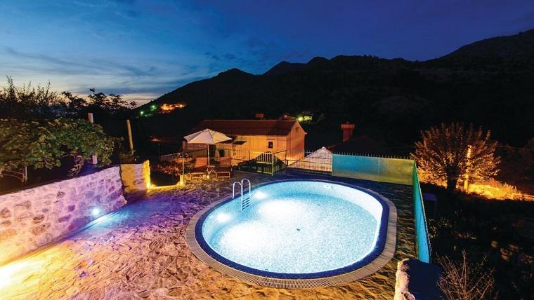 Secluded pool in holiday home Dubrovnik, Croatia